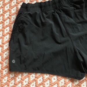 Lulu lemon shorts - ruffle trim